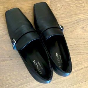 Everlane loafer. With 2 inches heels. Like new